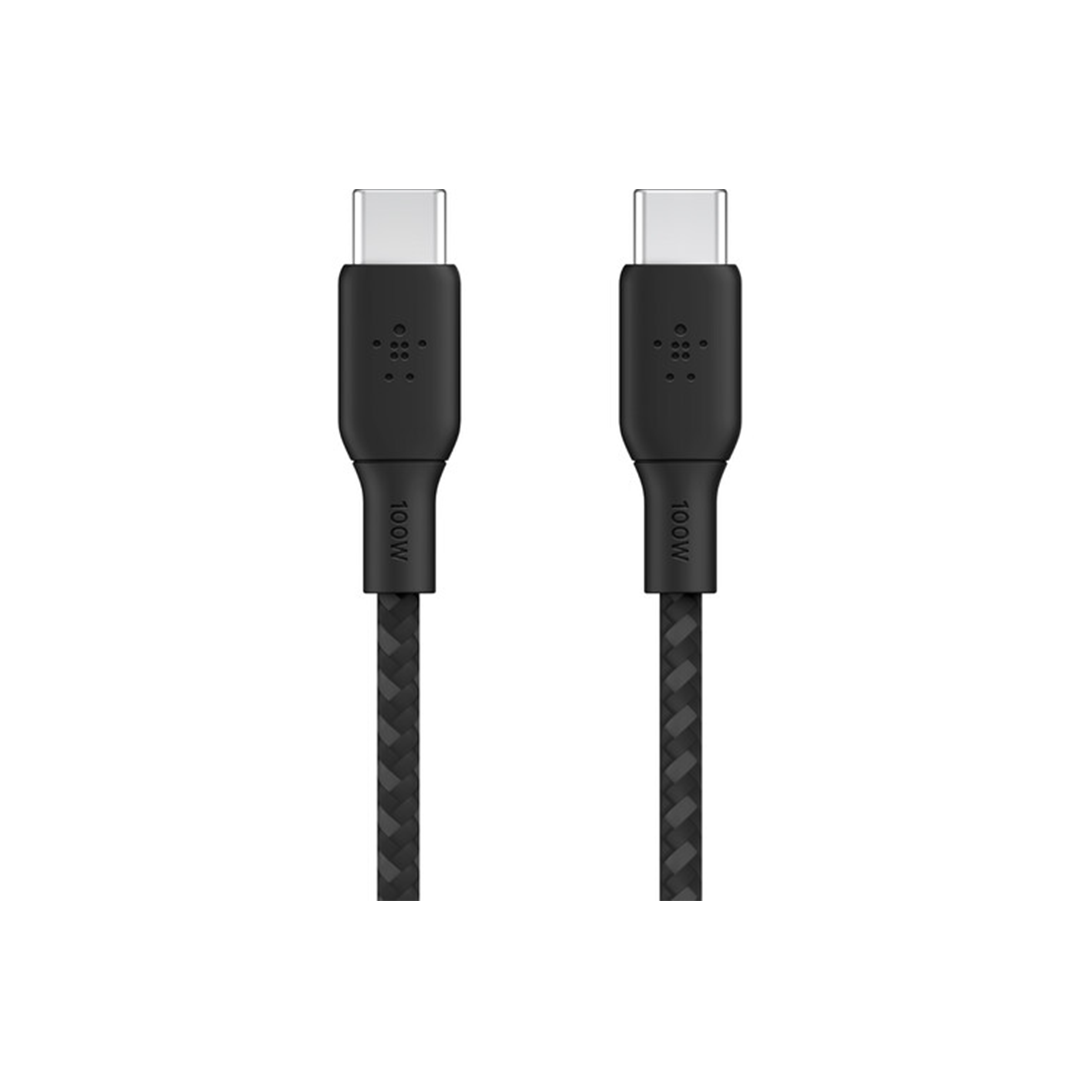 Belkin BoostCharge USB-C Braided Cable 2M - Black in Qatar Belkin BoostCharge USB-C Braided Cable 2M - Black in Qatar